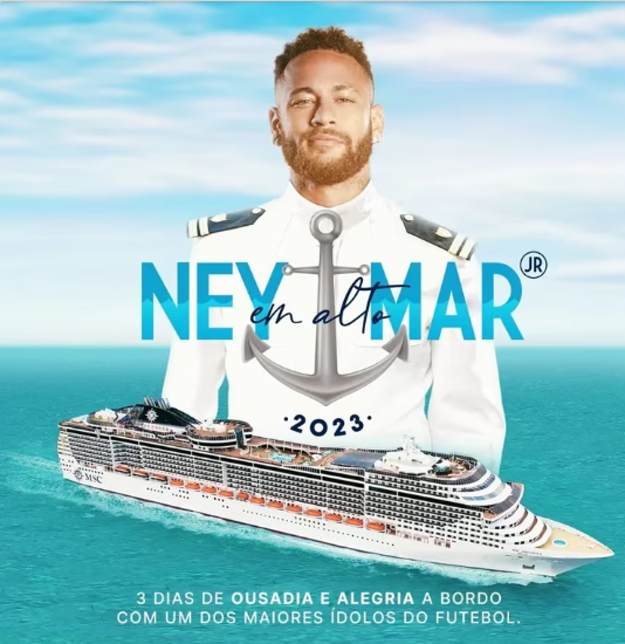 “¡Serán 3 días y 3 noches de mucho atrevimiento y alegría, celebrando todo lo que más le gusta a nuestro Ney fuera de las canchas!”, publicó la página oficial del evento.