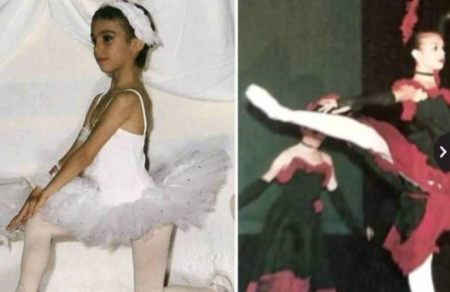 Georgina practicó ballet durante 15 años, por lo que, siempre ha lucido un cuerpo esbelto.