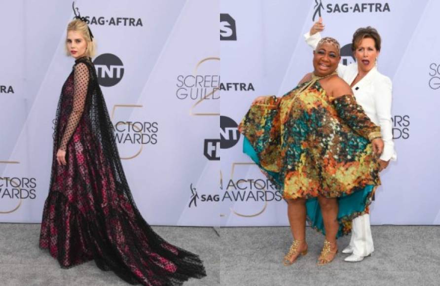 Estas estrellas no acertaron a la hora de elegir su atuendo para desfilar por la alfombra de la gala de los premios del Sindicato de Actores de Hollywood, celebrados este domingo 27 de enero.