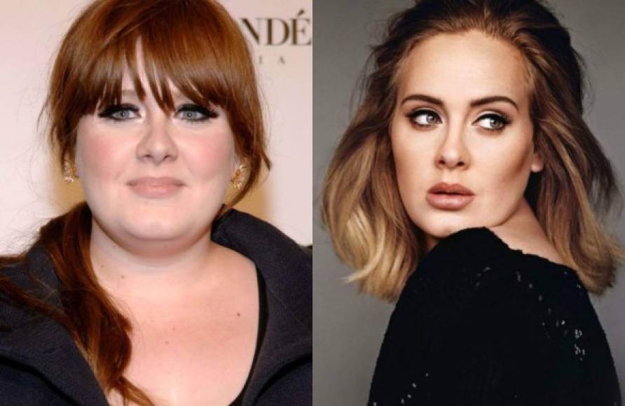 Adele: ¡¿Es la misma?! Si. Adele ha logrado bajar mucho de peso y ha impresionado a sus fans con un gramático cambio de 'look'.