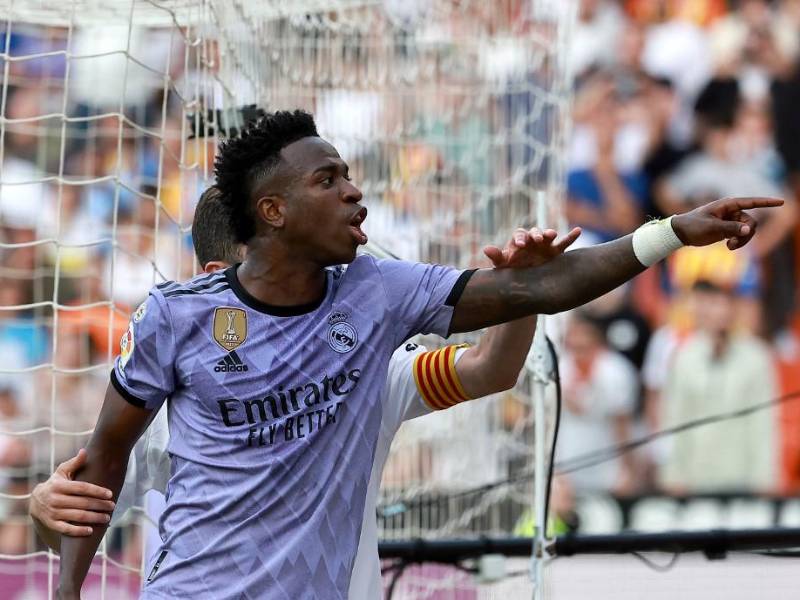 Vinicius confrontó a los aficionados que le insultaban el pasado domingo en el estadio Mestalla.