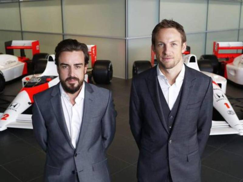Fernando Alonso y Jenson Button serán los pilotos de McLaren.