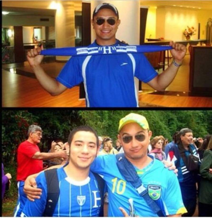 En las cataratas del Iguazú entre Argentina y Brasil.