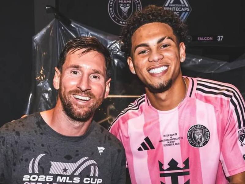Messi y David Ruiz fueron compañeros a lo largo de los últimos años en el Inter Miami.
