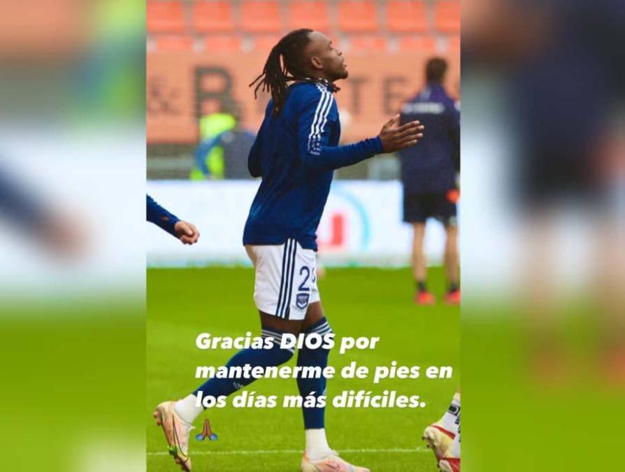 “La Panterita” y su mensaje tras marcar el primer tanto en la Ligue 1 de Francia.