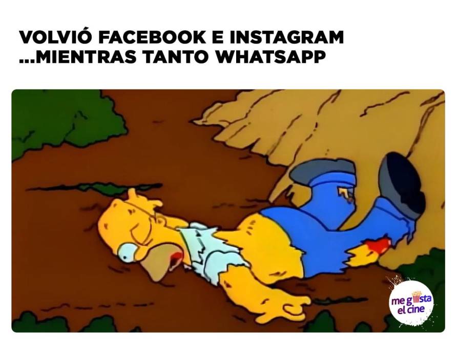 Divertidísimos memes tras el regreso de Facebook, Instagram y WhatsApp