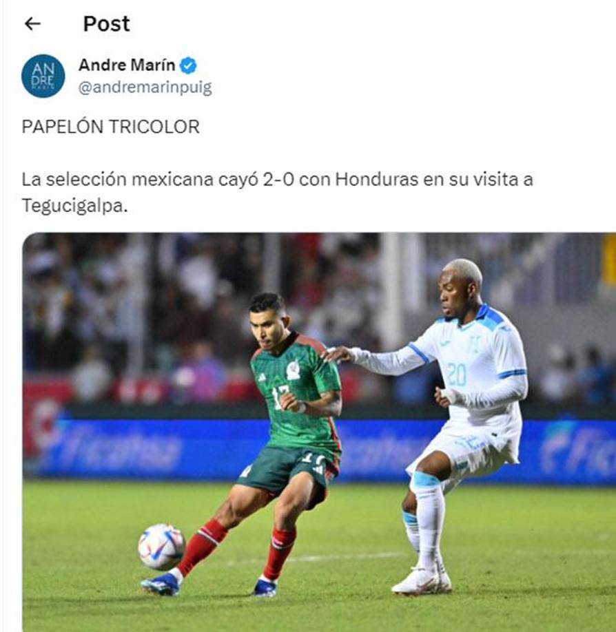 André Marín: “Papelón Tricolor.” 