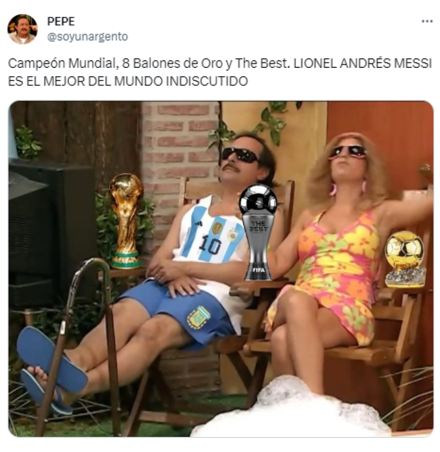 Messi fue protagonista: Los jocosos memes que dejó el premio The Best