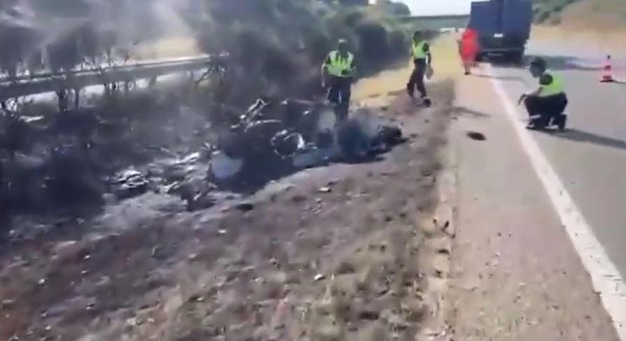 Auto de Diogo Jota quedó calcinado: revelan lo que pasó tras su muerte