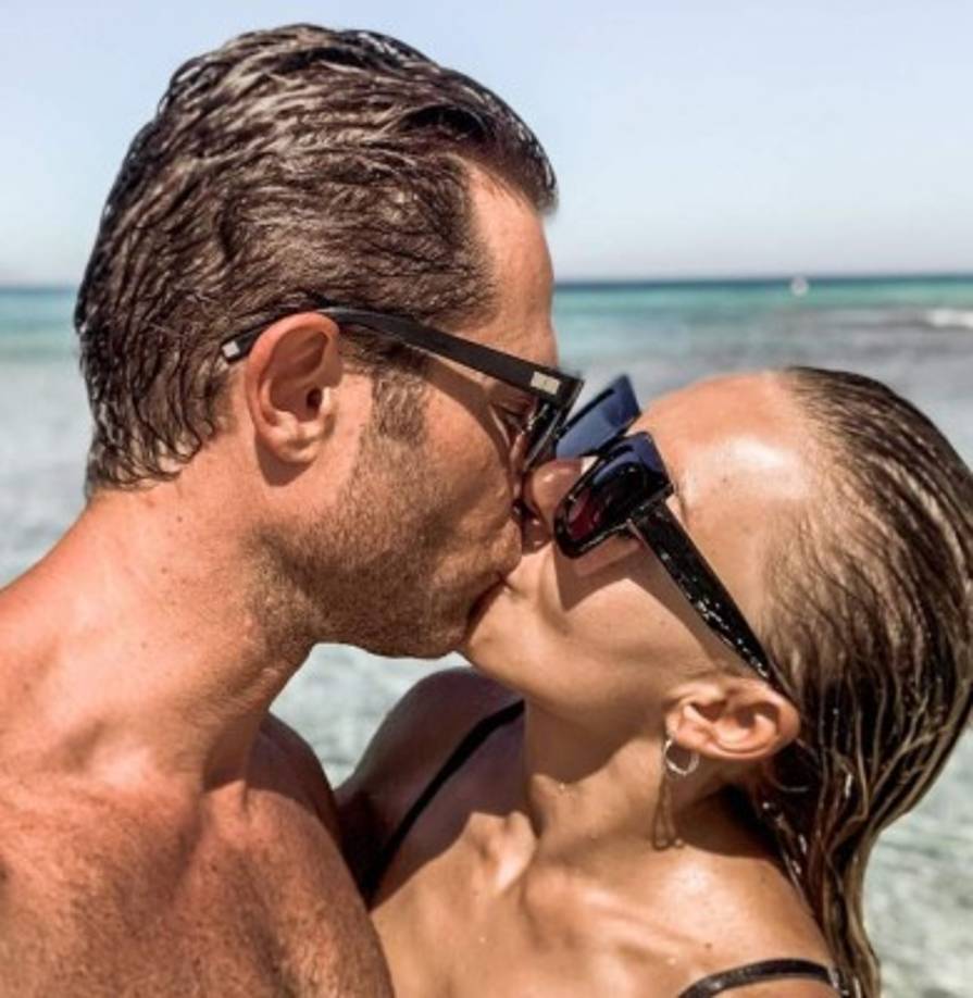 La pareja también ha visitado las playas de Illetas, al suroeste de Mallorca.