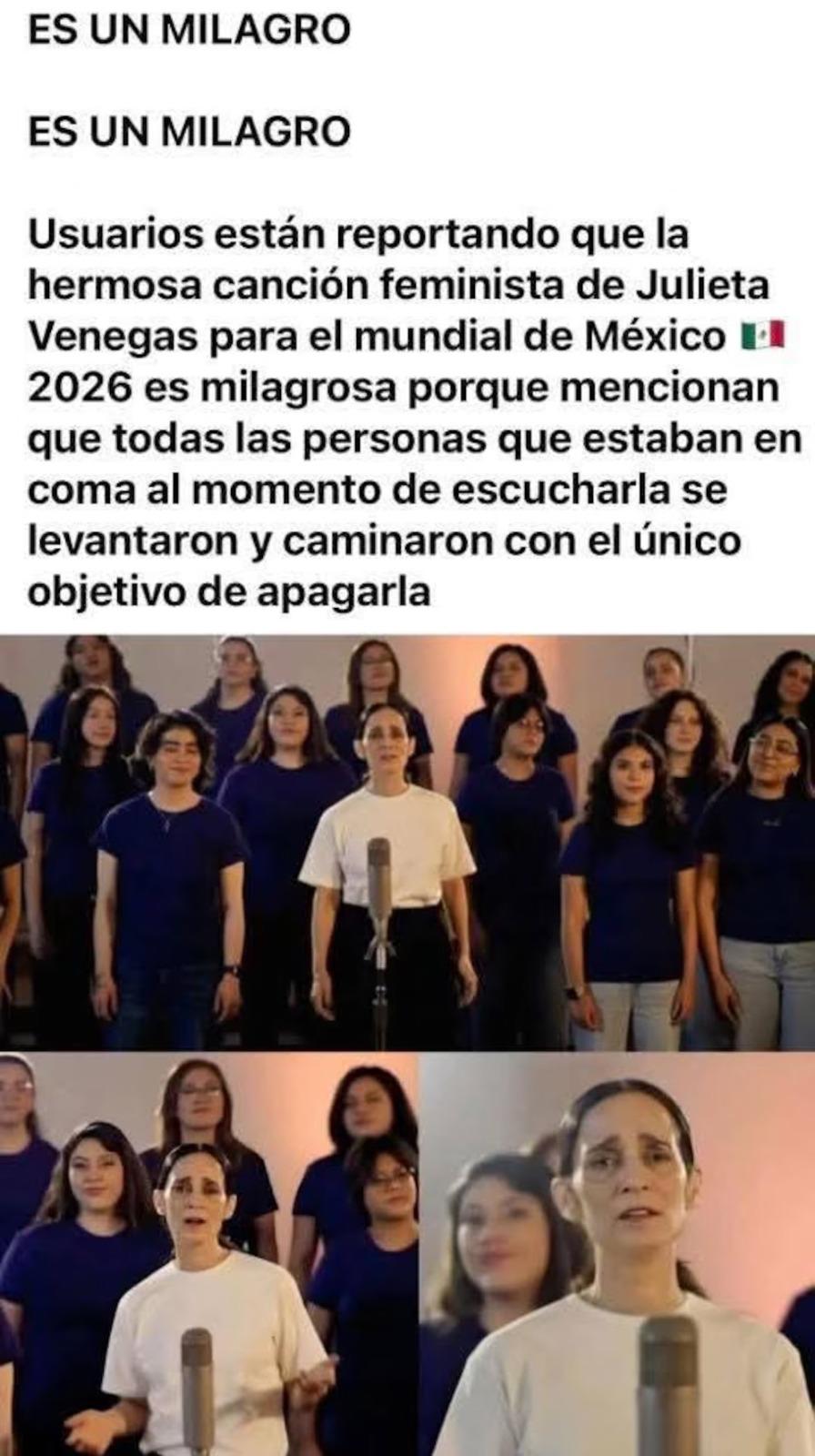 Memes por La Niña Futbolista ponen a Julieta Venegas en tendencia