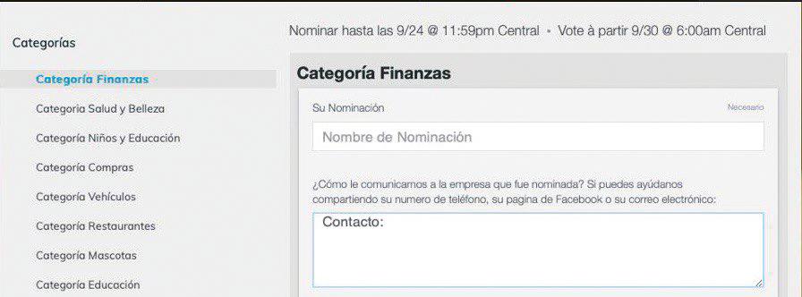 Los clientes deciden ¡ANÍMATE Y NOMINA EN “LO MEJOR