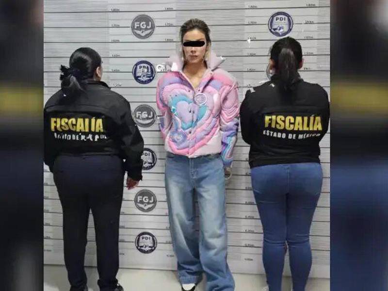 Foto de la modelo Aleska Génesis tomada el día de su captura.