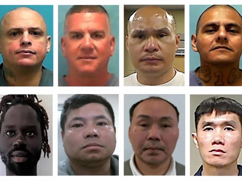 Los migrantes Enrique Arias Hierro y José Manuel Rodríguez, ambos de Cuba, Thongxay Nilakout, de Laos, Jesús Muñoz Gutiérrez, oriundo de México, Dian Peter Domach, de Sudán del Sur, Kyaw Mya y Nyo Myint, de Birmania, y Tuan Thanh Phan, de Vietnam, fueron deportados a Sudán del Sur.