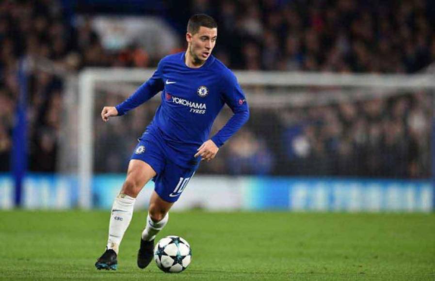 Eden Hazard: El mediocampista belga vuelve a sonar para llegar al Real Madrid. El talentoso jugador no está del todo feliz en Chelsea.