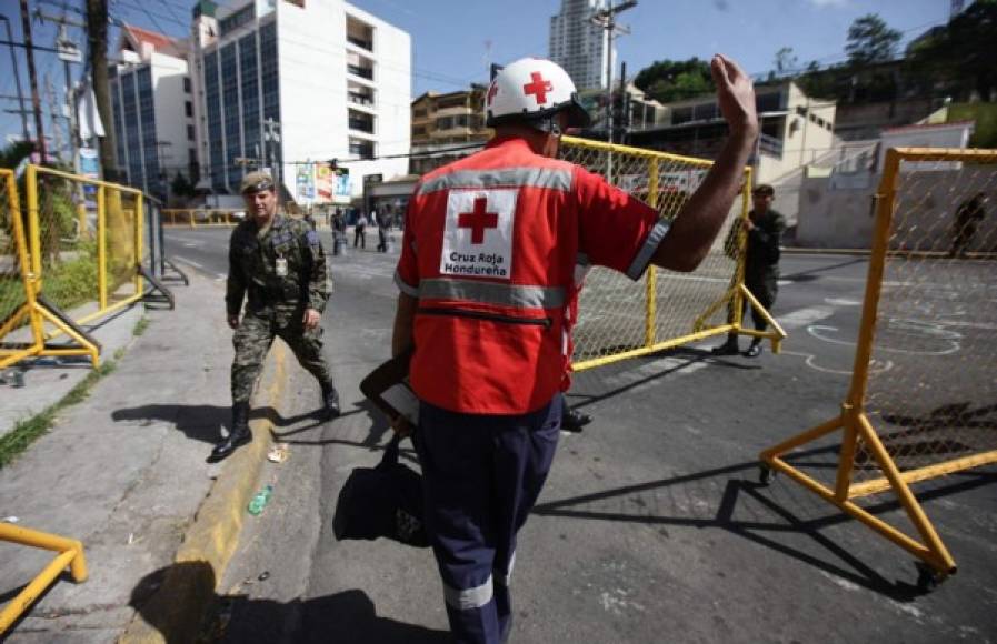 Cruz roja ha estado presente para asistir en cualquer emergencia.