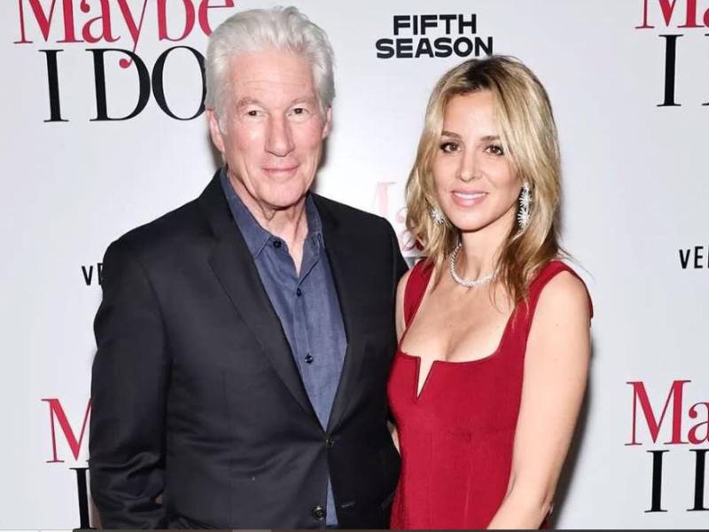 Richard Gere y Alejandra Silva.