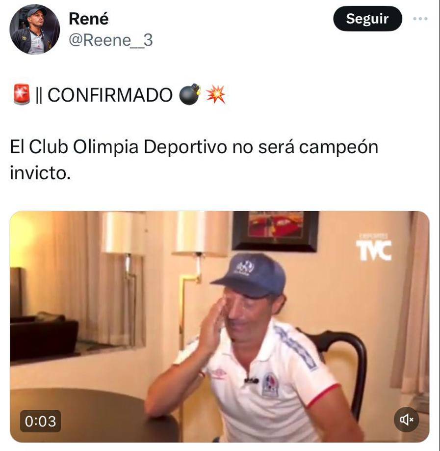 Burlas: los memes que dejó la derrota del Olimpia ante Victoria
