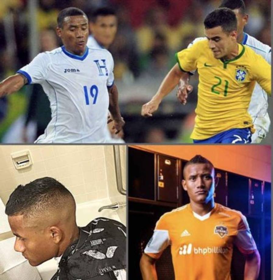 El mediocampista Luis Garrido ha sido otro de los que ha sido atendido por el barbero hondureño Kilver Martínez.