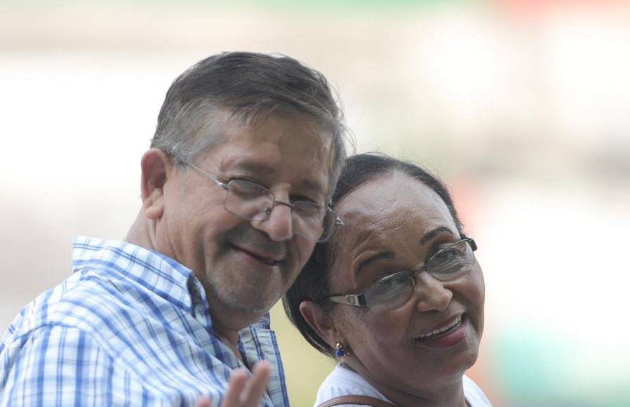 Un bello ambiente se vvio en las afueras del recinto olanchano. 