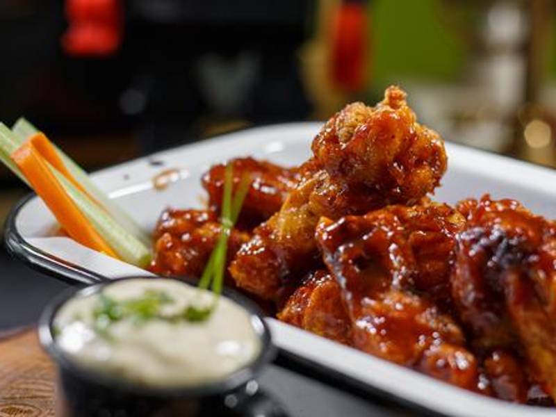 Alitas BBQ Sin Horno.