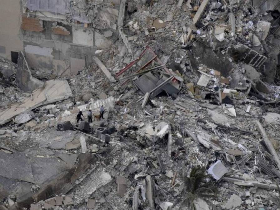 Las impresionantes imágenes del colapso de un histórico edificio en Miami Beach