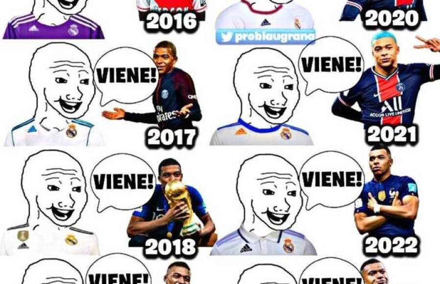 Real Madrid no se escapa: Los jocosos memes sobre salida de Mbappé del PSG