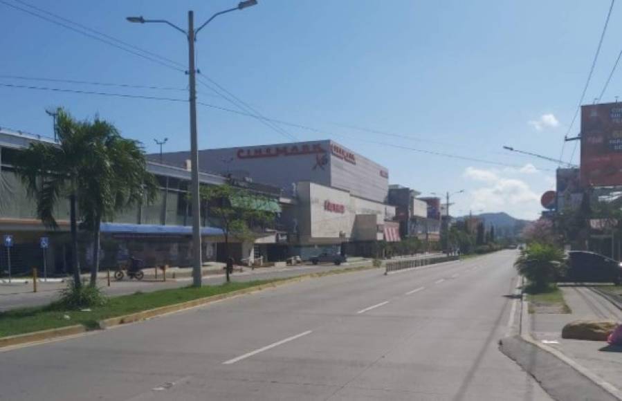 Coronavirus en Honduras: Cuarentena deja calles vacías y negocios cerrados
