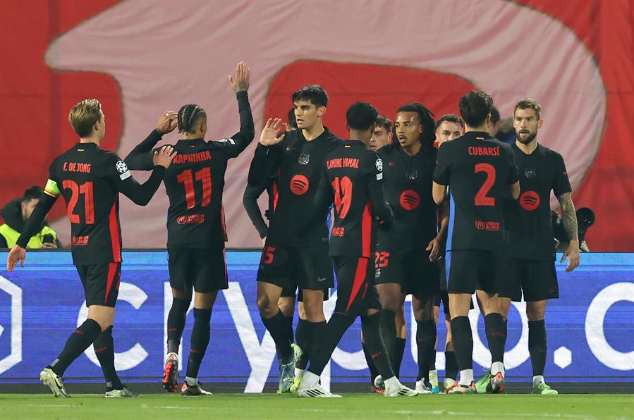 Lewandowski con doblete: Barcelona receta nueva goleada en Champions