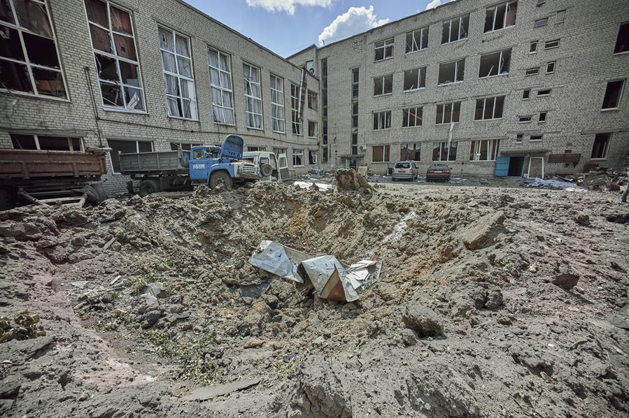 Al menos 19 muertos en un ataque ruso con misiles contra un edificio de apartamentos en la región de Donetsk