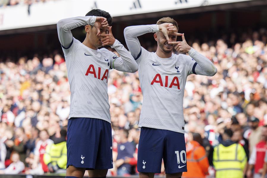 Con increíble autogol: Arsenal y Tottenham protagonizan partidazo en la Premier
