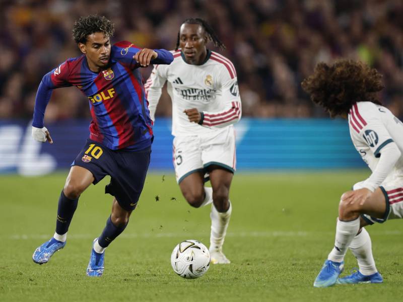 Lamine Yamal estuvo desaparecido en el clásico realizado este domingo 25 de octubre.