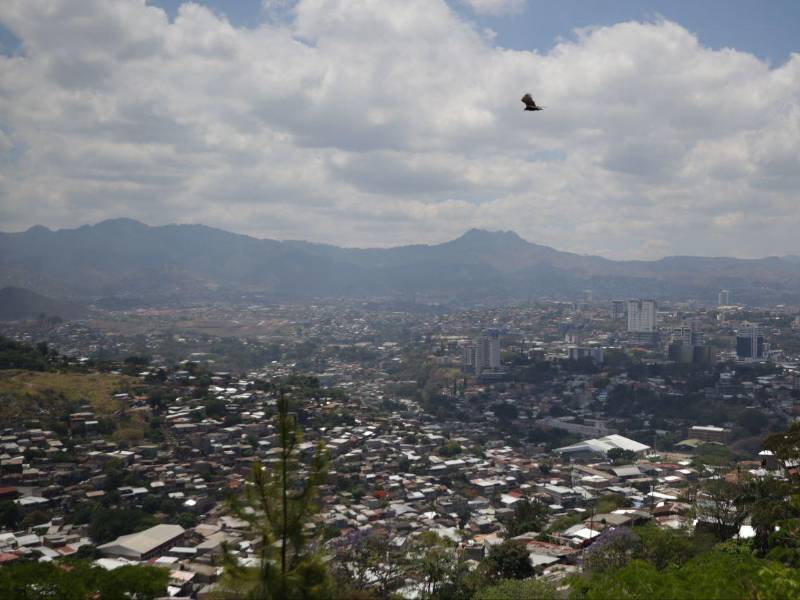 Un día soleado en Tegucigalpa, capital hondureña.