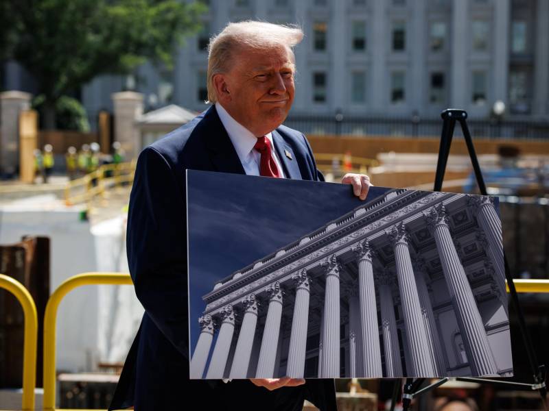 Fotografía del presidente de Estados Unidos, Donald Trump.