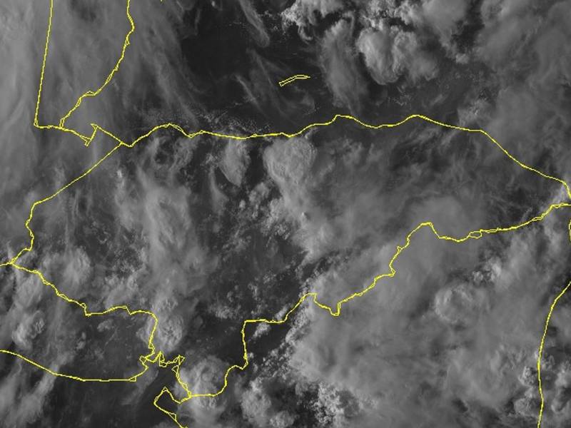 Copeco pronostica lluvias en Honduras para este sábado 04 de octubre.