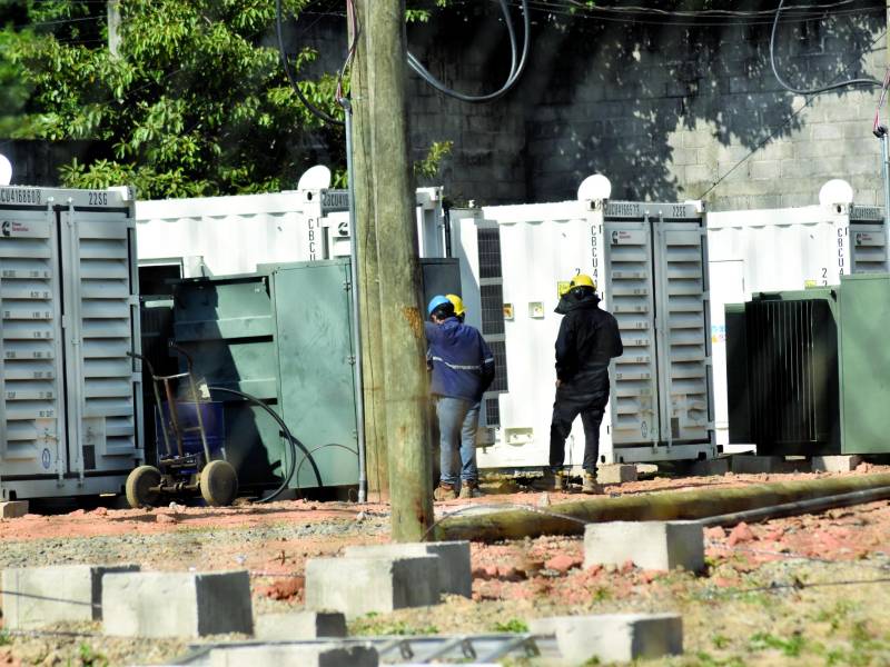 En la subestación San Isidro de La Ceiba se están instalando una parte de los 40 megas.