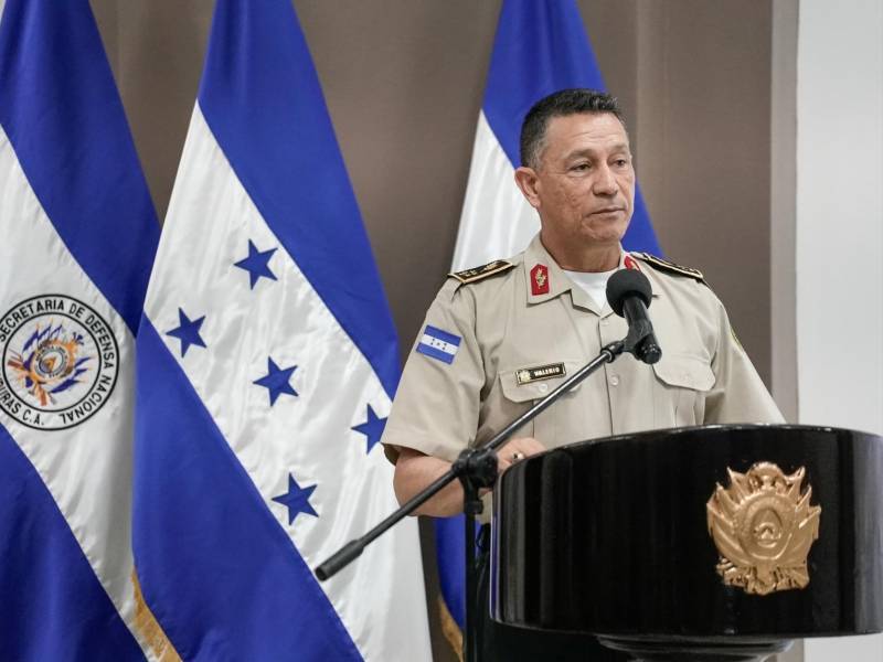 Héctor Valerio Ardón, jefe del Estado Mayor Conjunto.