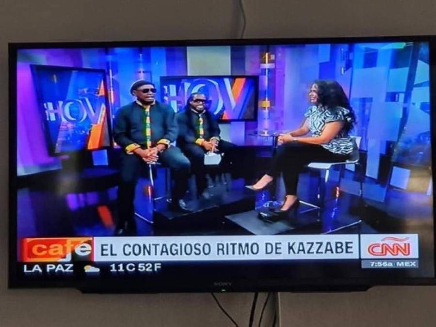 Kazzabe estuvo en el programa de televisión 'Showbiz' de CNN conducido por Mariela Encarnación y ofrecieron una amena entrevista a la periodista dominicana.