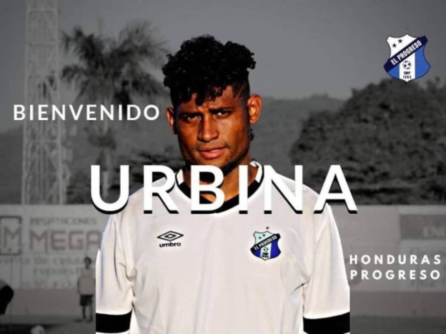 El Honduras Progreso anunció el fichaje del defensor Arnaldo Urbina..