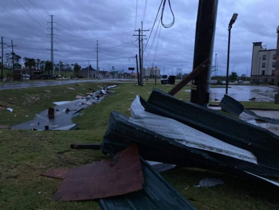 Primeras imágenes de la devastación de Laura en Luisiana