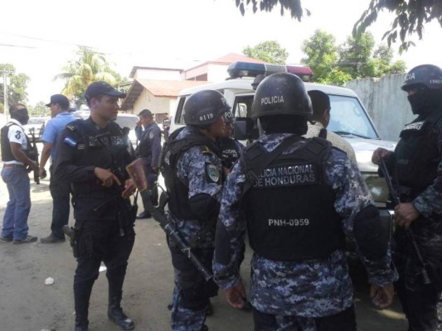 En el operativo participan agentes Cobras y de la Dirección Policial de Investigaciones (DPI).