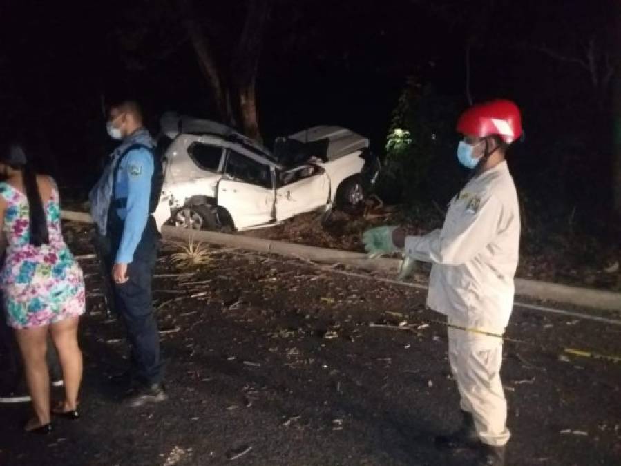 El Sistema Nacional de Emergencias 911 recibió una llamada alertando que frente a Unitec había suscitado un accidente de tránsito, y que al parecer había una persona sin vida.