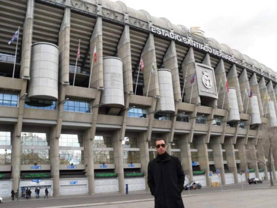 Escobar Puerto en el Estadio Santiago Bernabeu, España. Hoy el Tribunal también declaró responsable penalmente a Saúl Escobar Puerto, por la comisión de ocho delitos de fraude en concurso real a título de autor directo.