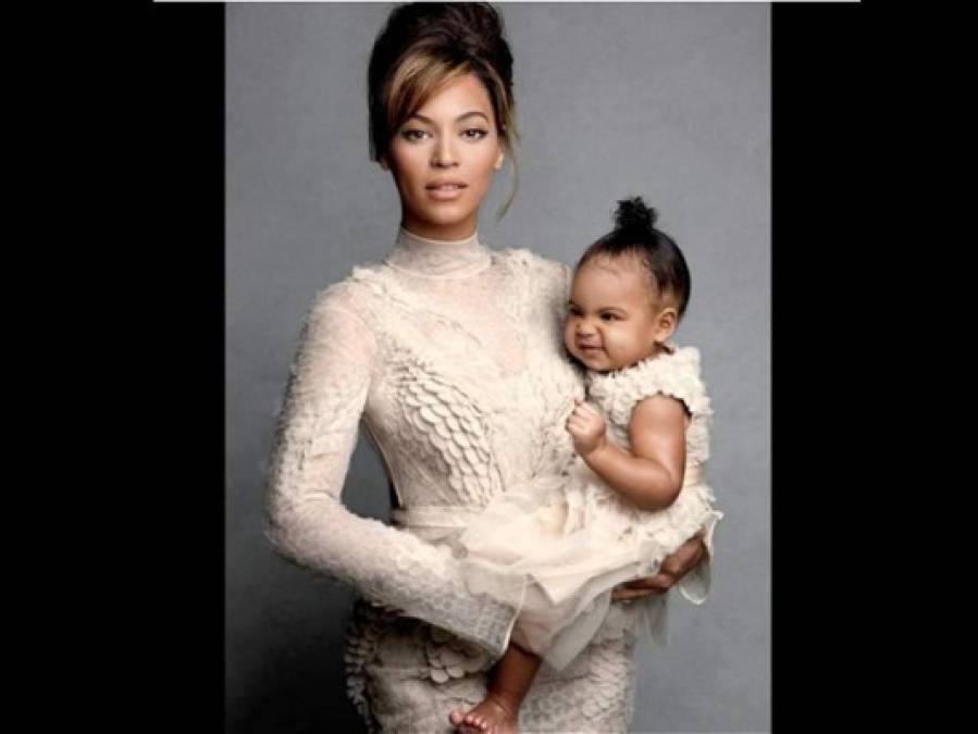 En la posición siete se instalan Beyoncé junto con su hija Blue Ivy. La foto obtuvo 2,3 millones de me gusta.