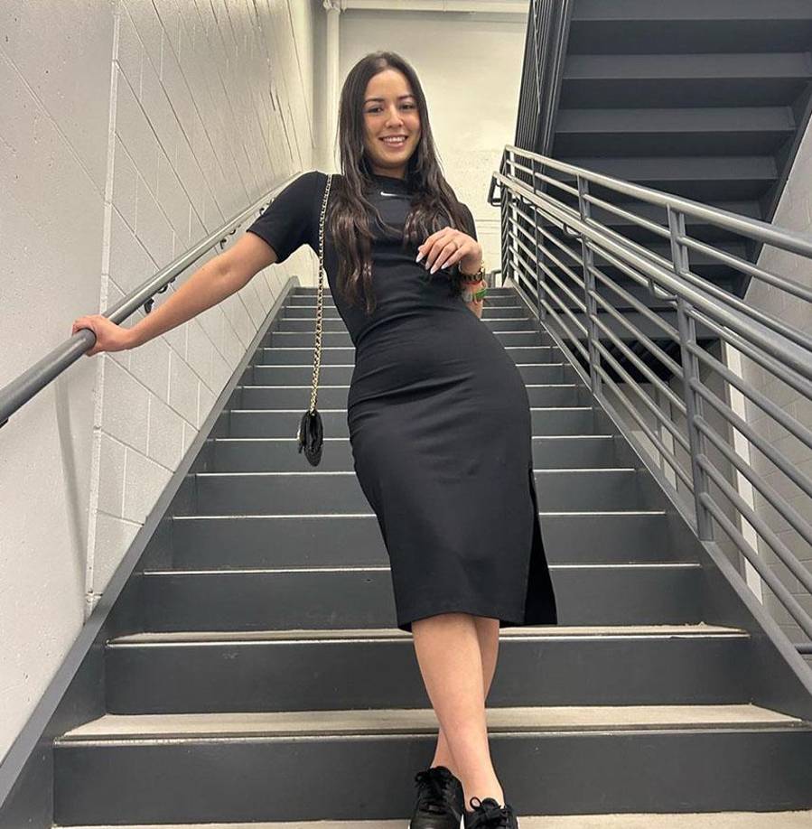 La chica de 24 años de edad anunció que está embarazada.