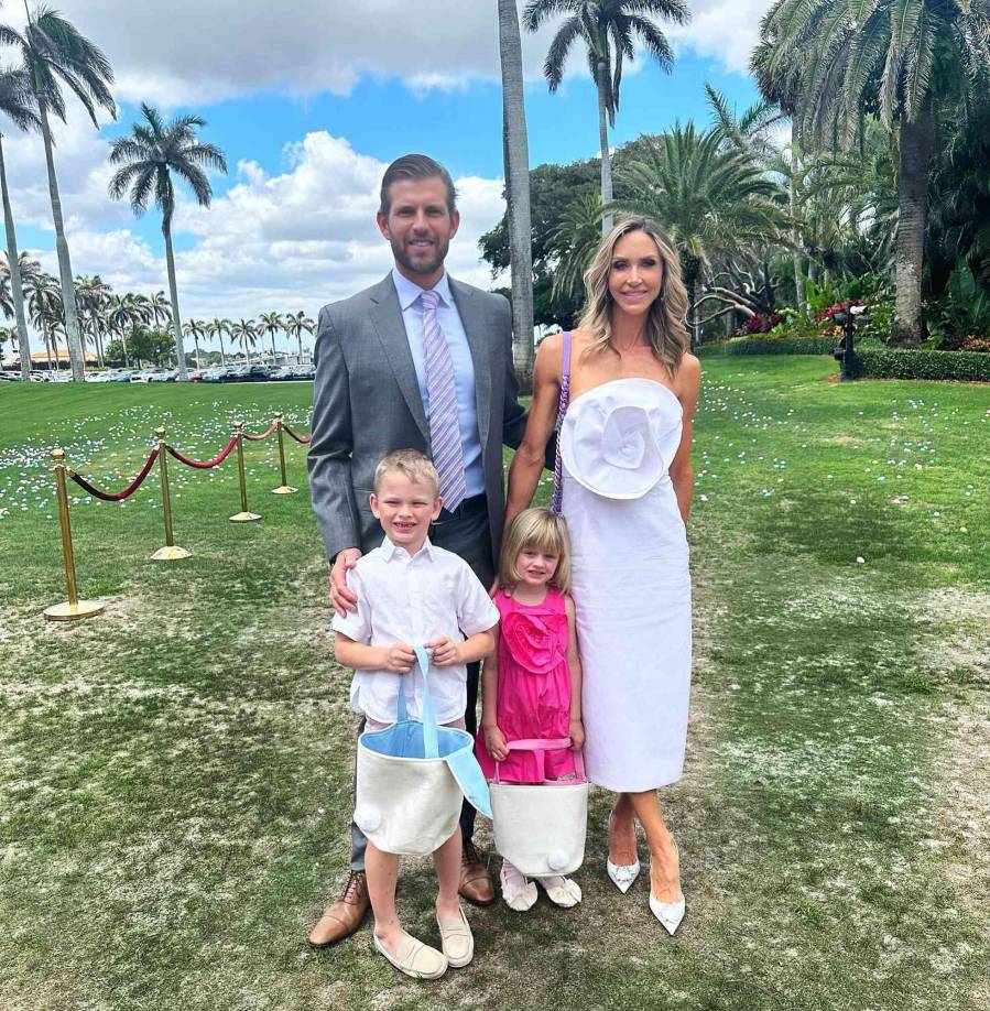 Eric, de 40 años de edad, está casado con la expresentadora y productora de televisión, Lara Trump. La pareja tiene dos hijos.