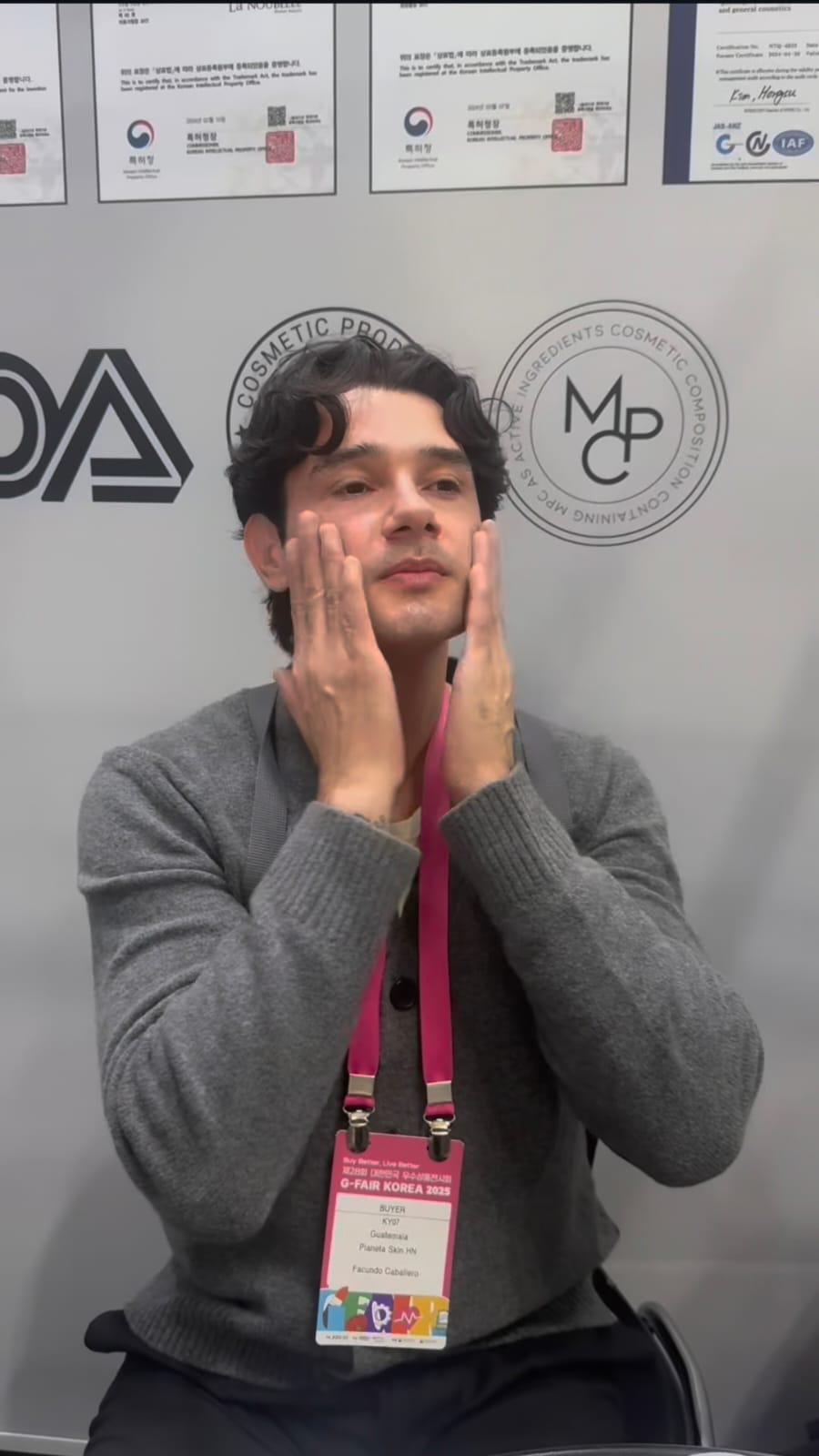 Facundo Caballero en su visita a Corea del Sur: Cosas grandes se vienen