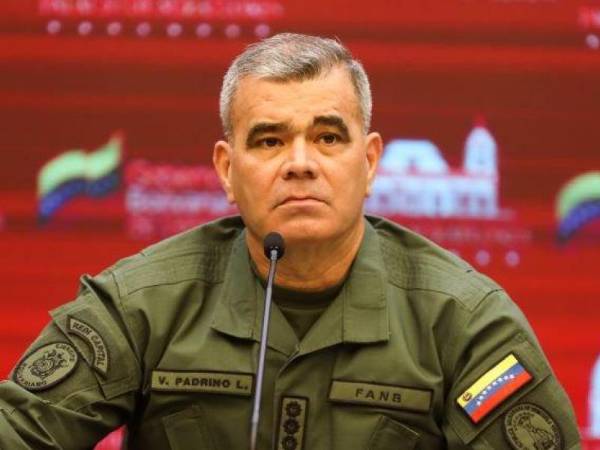 <b>Vladimir Padrino López, ministro de Defensa de Venezuela.</b>