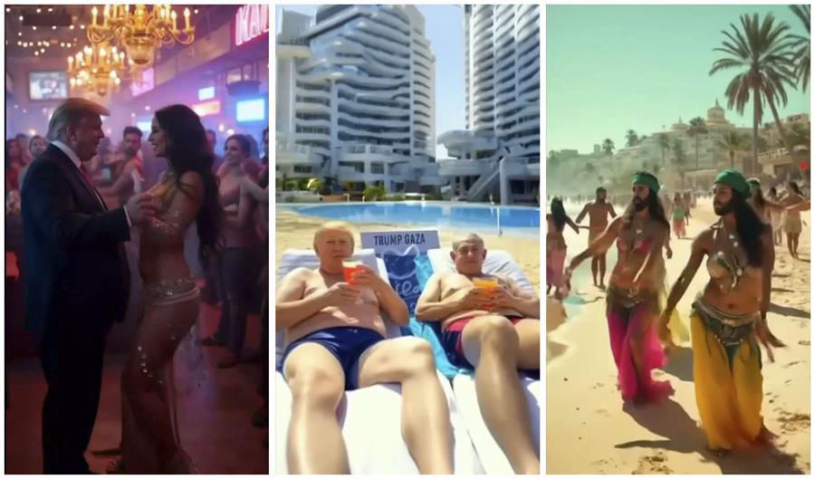Un paraíso turístico: Trump muestra su visión de la reconstrucción de Gaza con IA