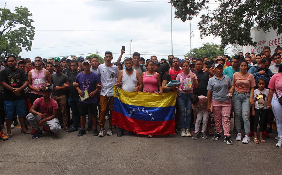 La mayoría de migrantes son de procedencia venezolana y hondureña.